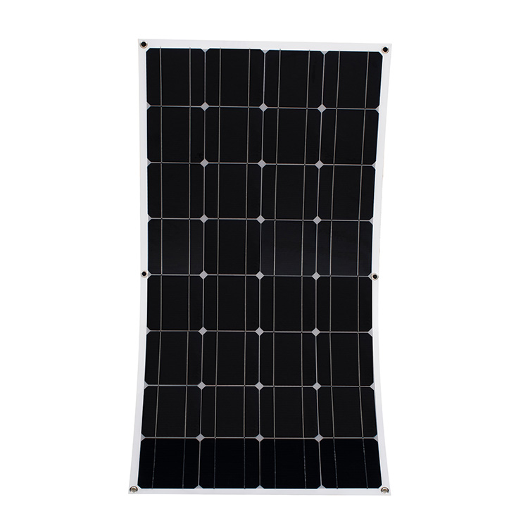 100w fleksibelt monokrystallinsk solpanel