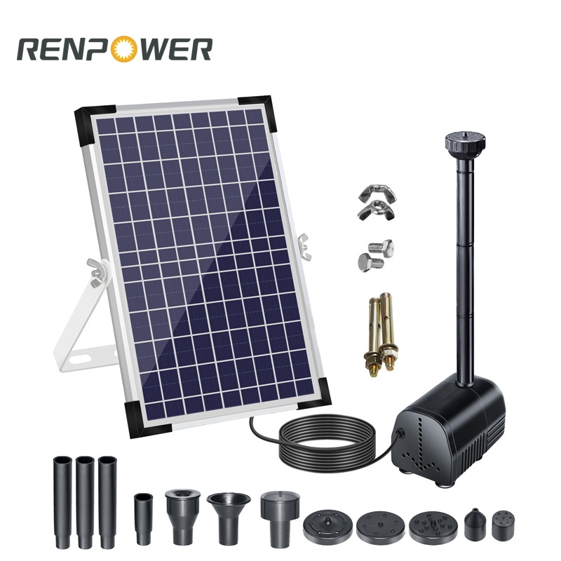 10W Solar DC Output Garden Fountain Pump Bird Bath Fountor Outdoor High Power Solar Fountain